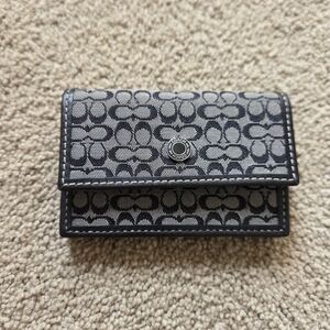 Stylish Black and Gray Patterned Wallet